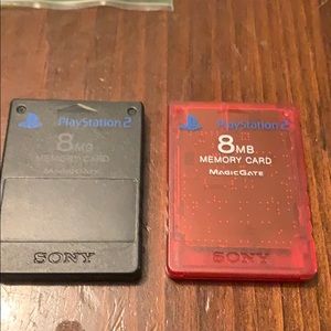 “Sony PlayStation 2 “memory card!